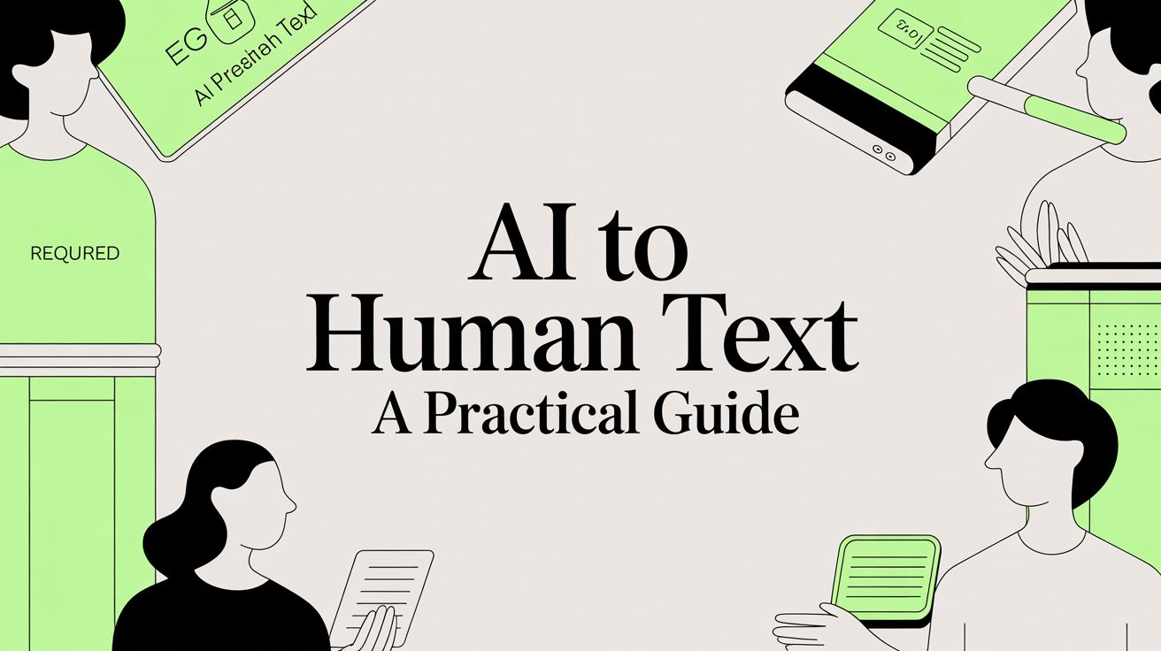 AI to Human Text A Practical Guide