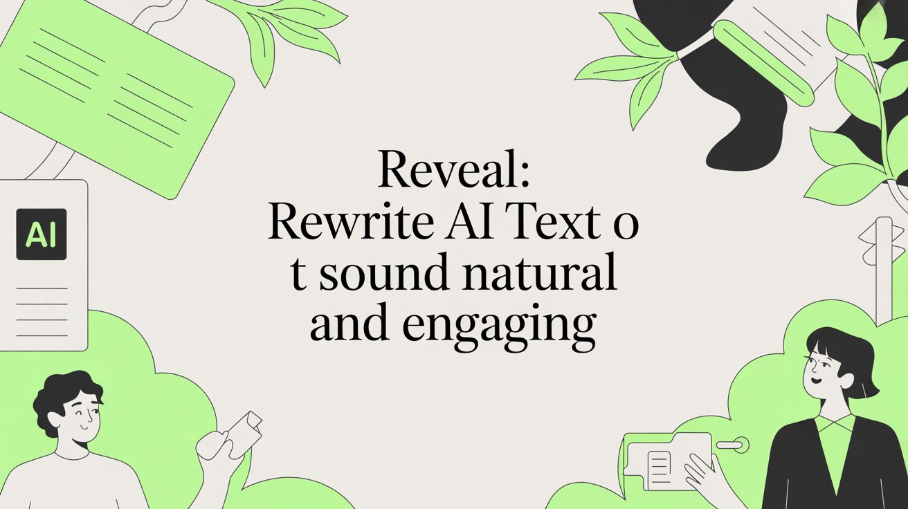 Reveal: rewrite ai text to Sound Natural and Engaging