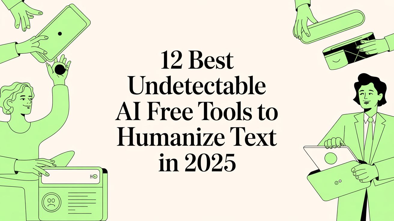 12 Best Undetectable AI Free Tools to Humanize Text in 2025