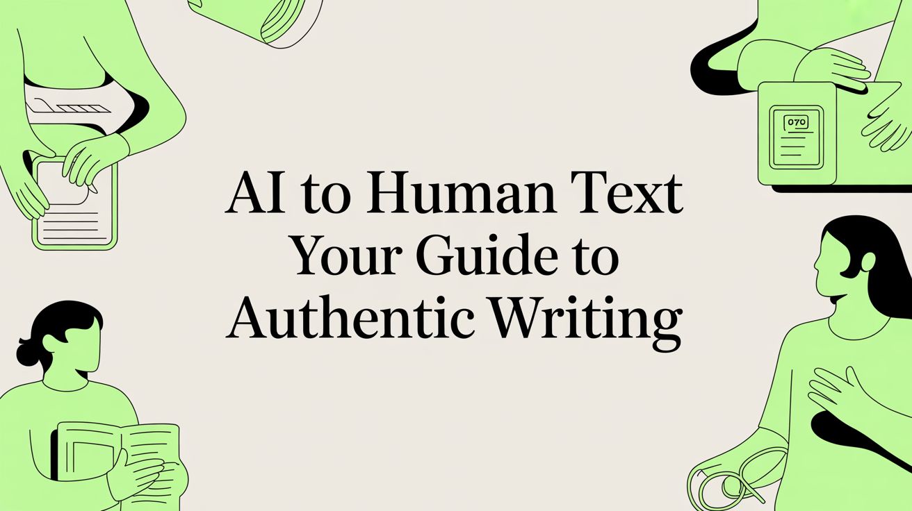 AI To Human Text Your Guide to Authentic Writing