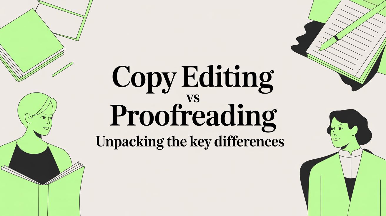 Copy Editing vs Proofreading Unpacking the Key Differences