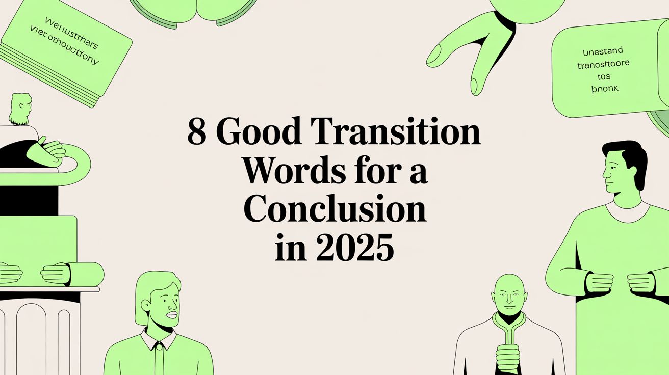 8 Good Transition Words for a Conclusion in 2025