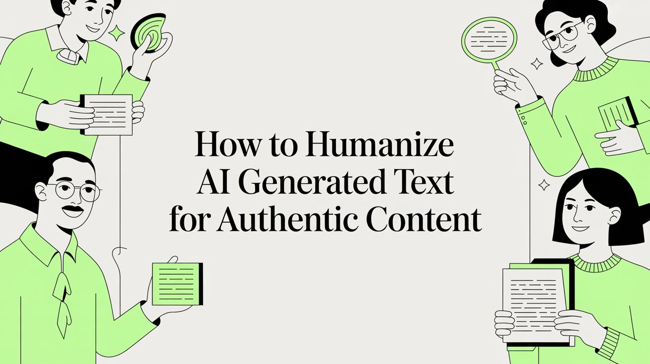How to Humanize AI Generated Text for Authentic Content
