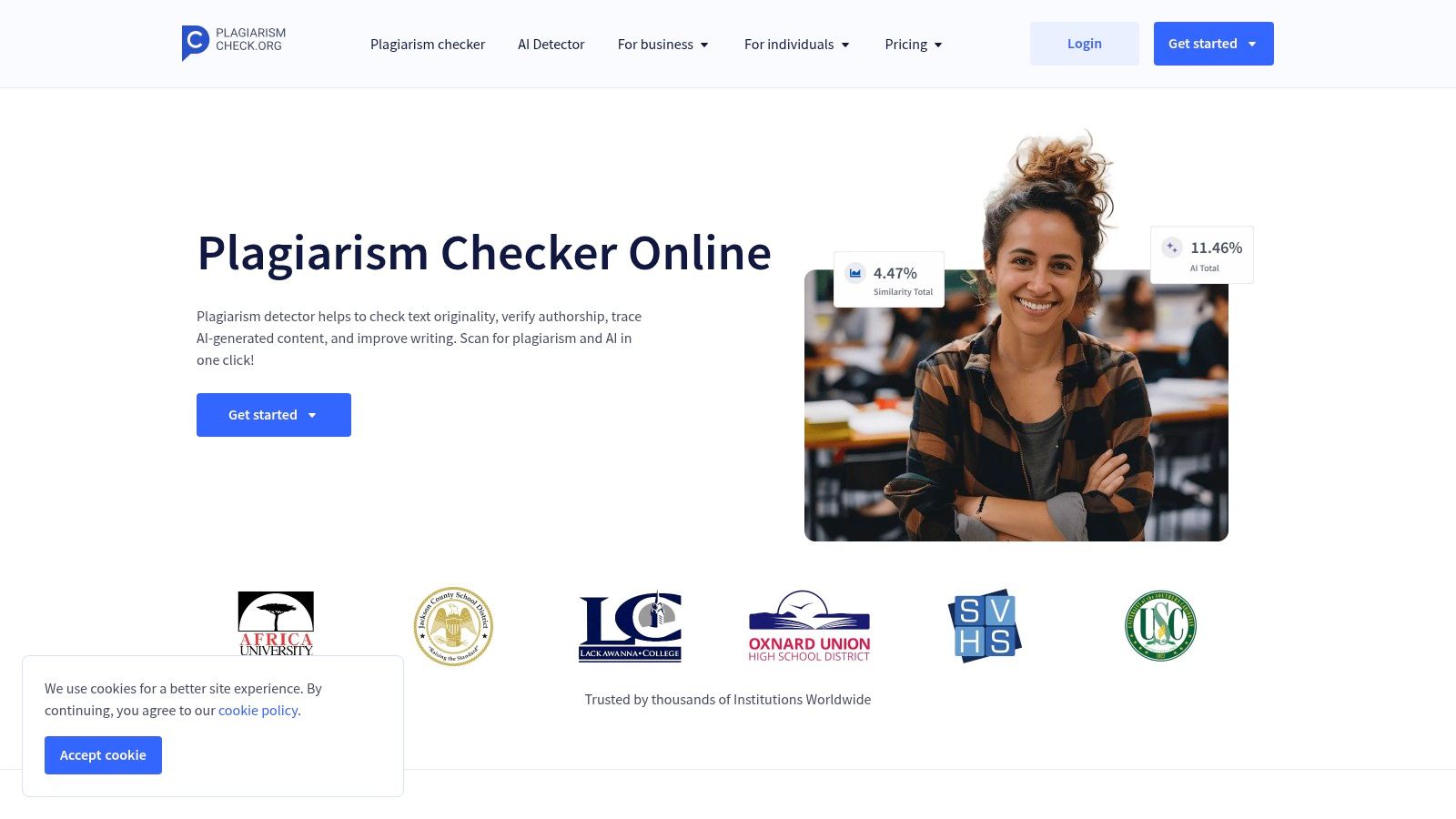 PlagiarismCheck.org (TraceGPT)