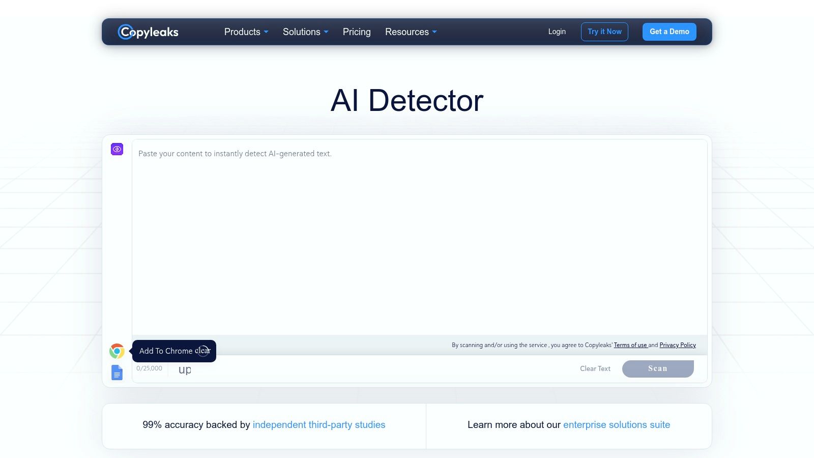 Copyleaks AI Content Detector
