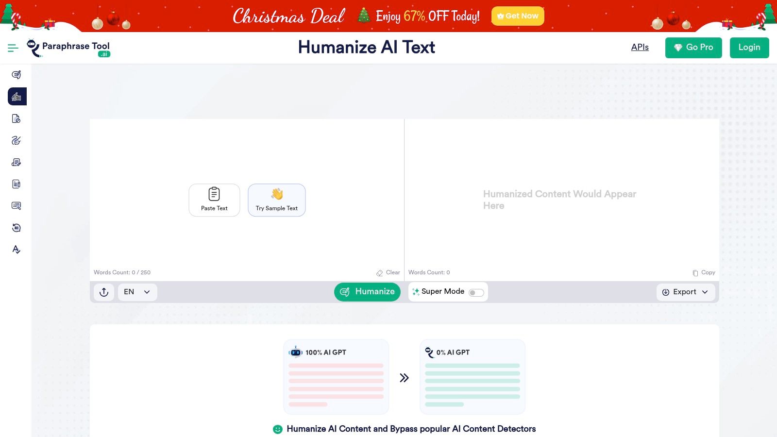 Paraphrasingtool.ai – Humanize AI Text