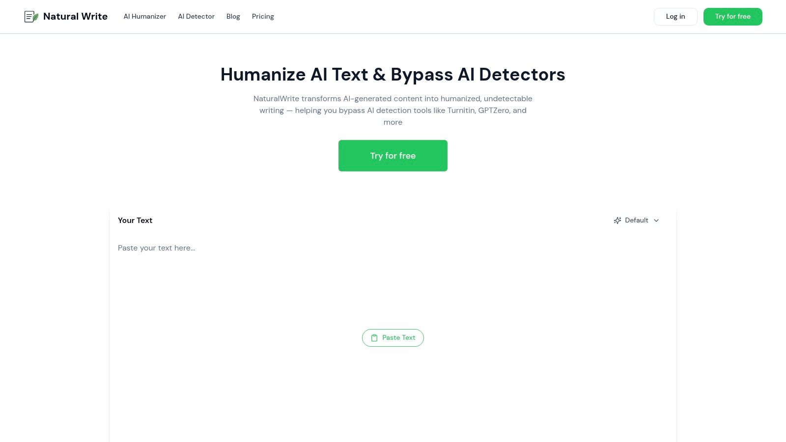 NaturalWrite (Humanize AI Text)