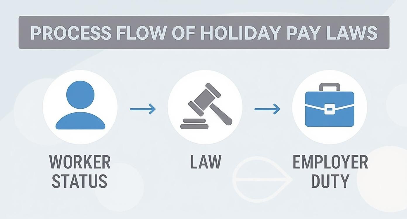 Infographic about zero hour contract holiday entitlement