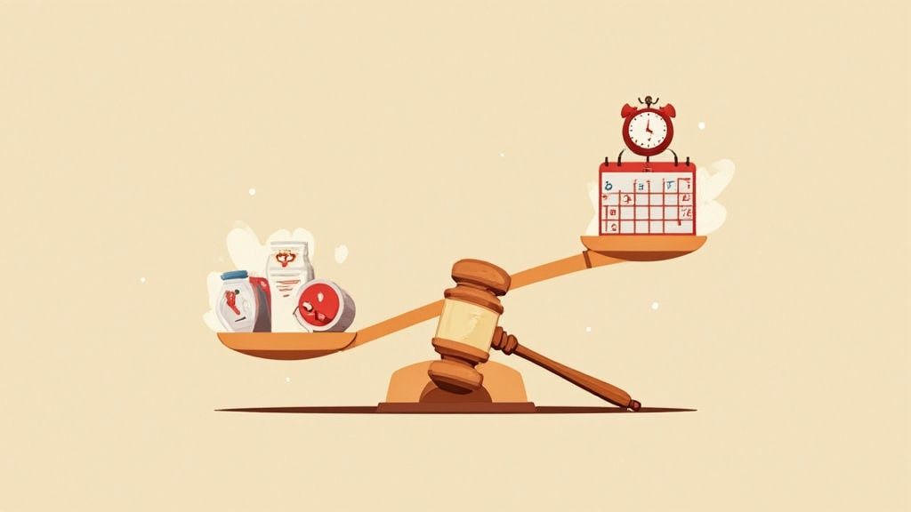 A calendar and a calculator on a desk, representing holiday planning and calculations
