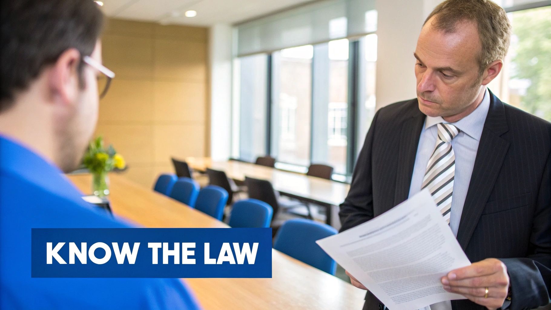 A person carefully writing a policy document at a desk, symbolising thoughtful planning.