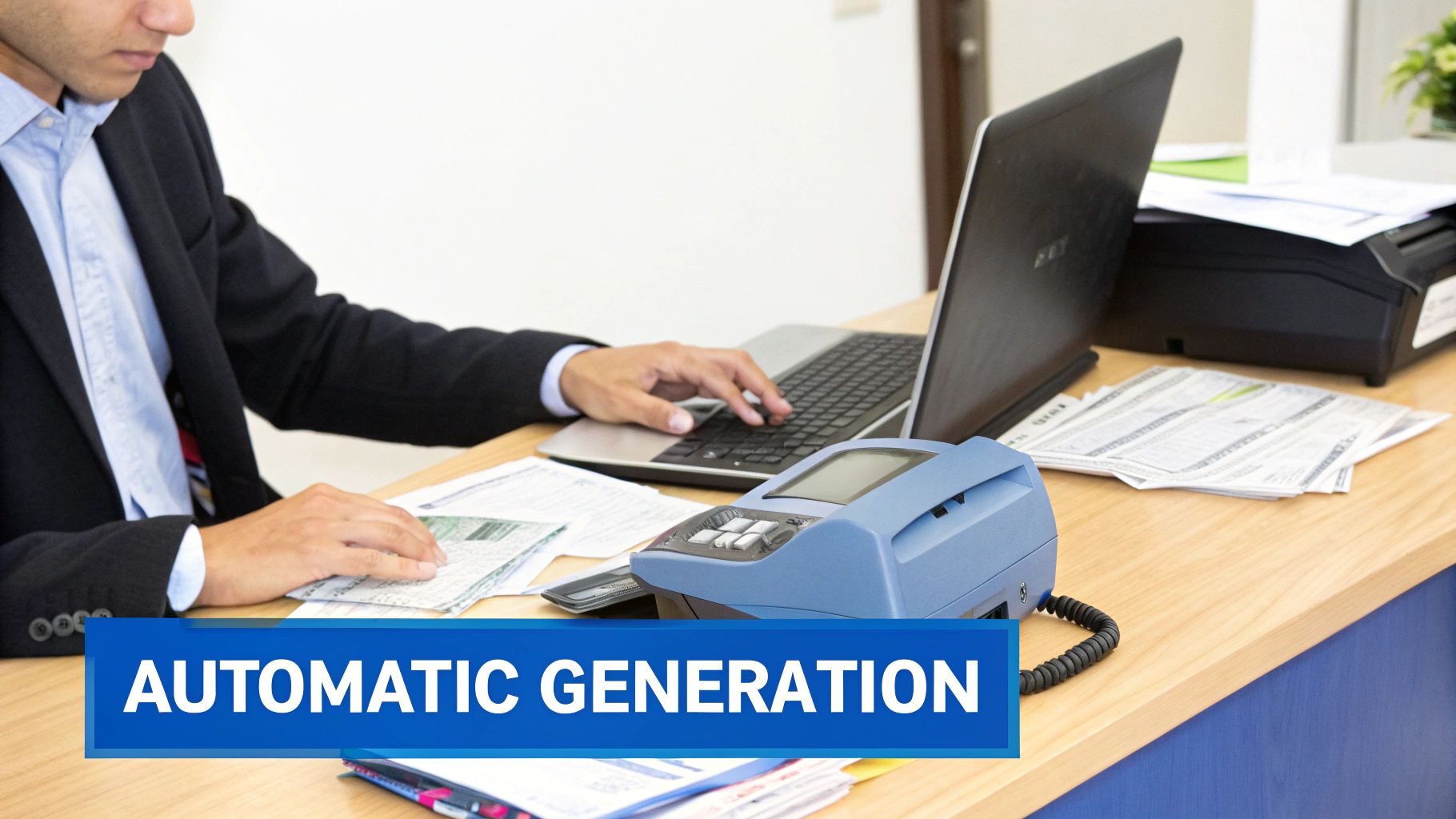 A close-up shot of a person filling out a form, symbolizing the CKYC application process.