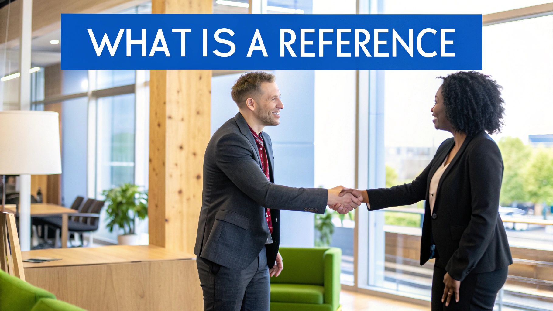 A team of professionals collaborating in a modern office, representing career advocates.