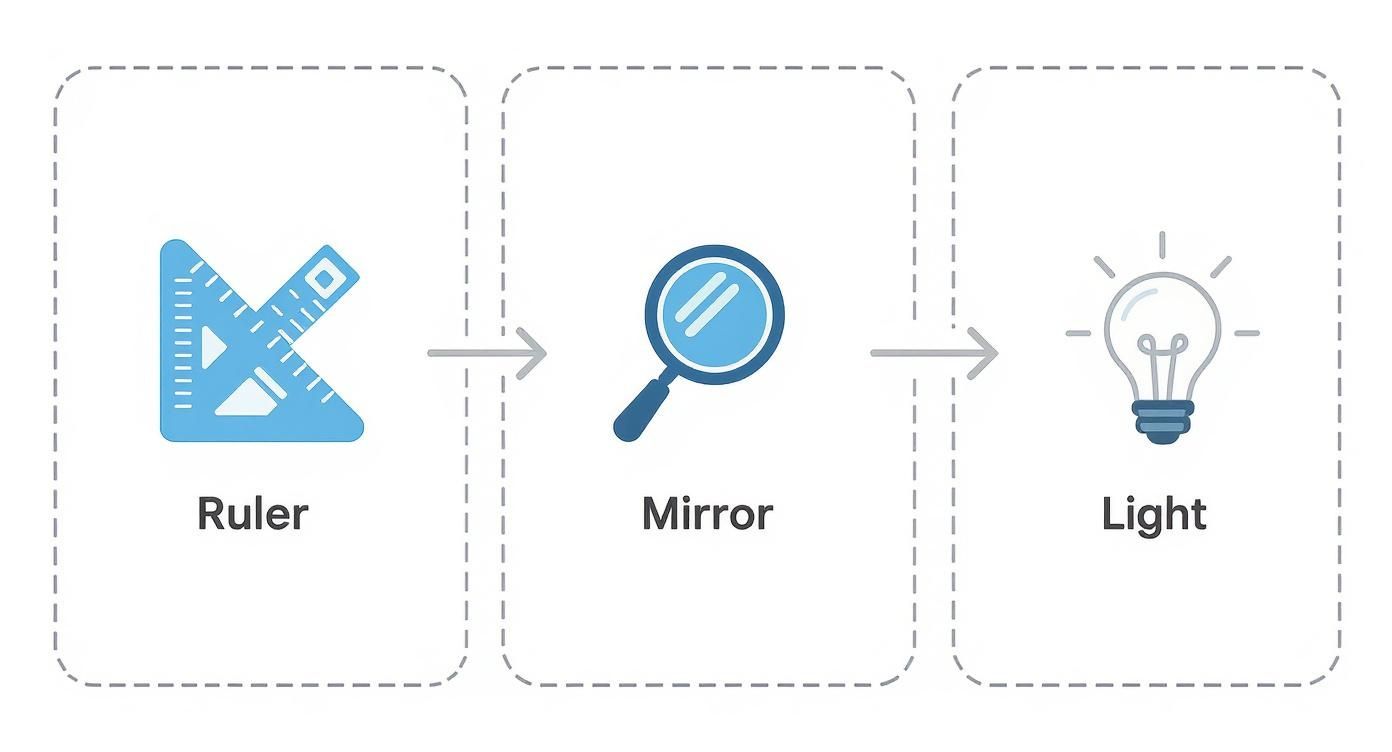 Infographic about measure your pd