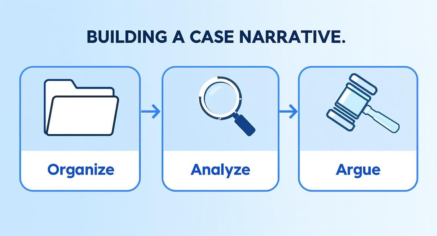 Infographic about medical record chronology