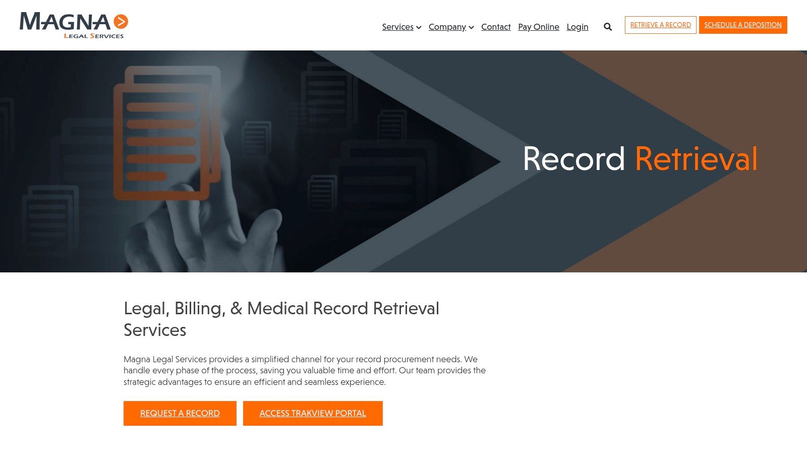 Magna Legal Services (RecordTrak)