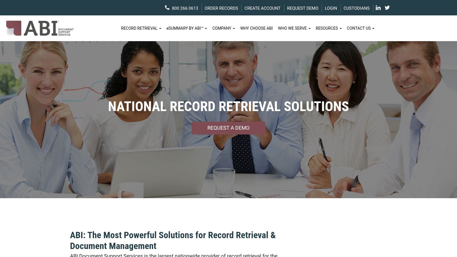 ABI Document Support Services (ABI)