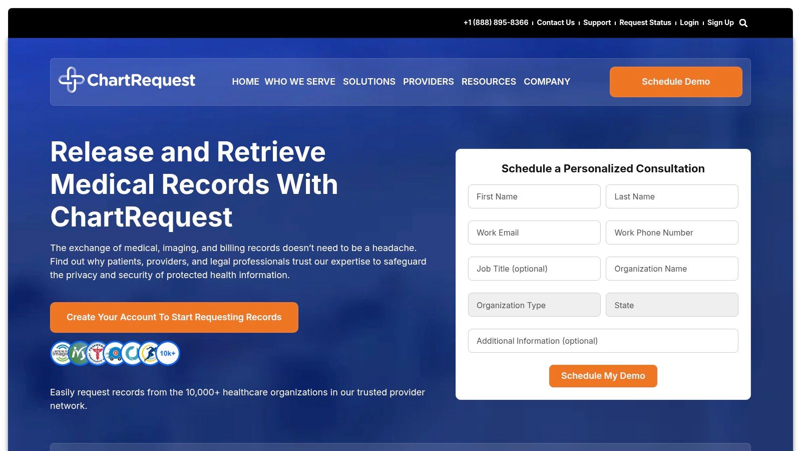 ChartRequest (including CaseBinder)