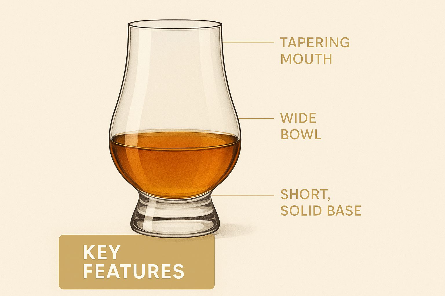 Infographic about best glencairn whiskey glasses