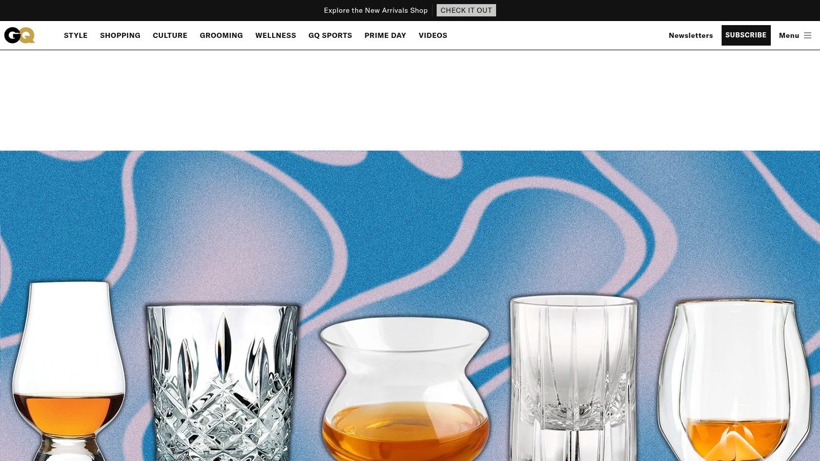 GQ's Best Whiskey Glasses Guide