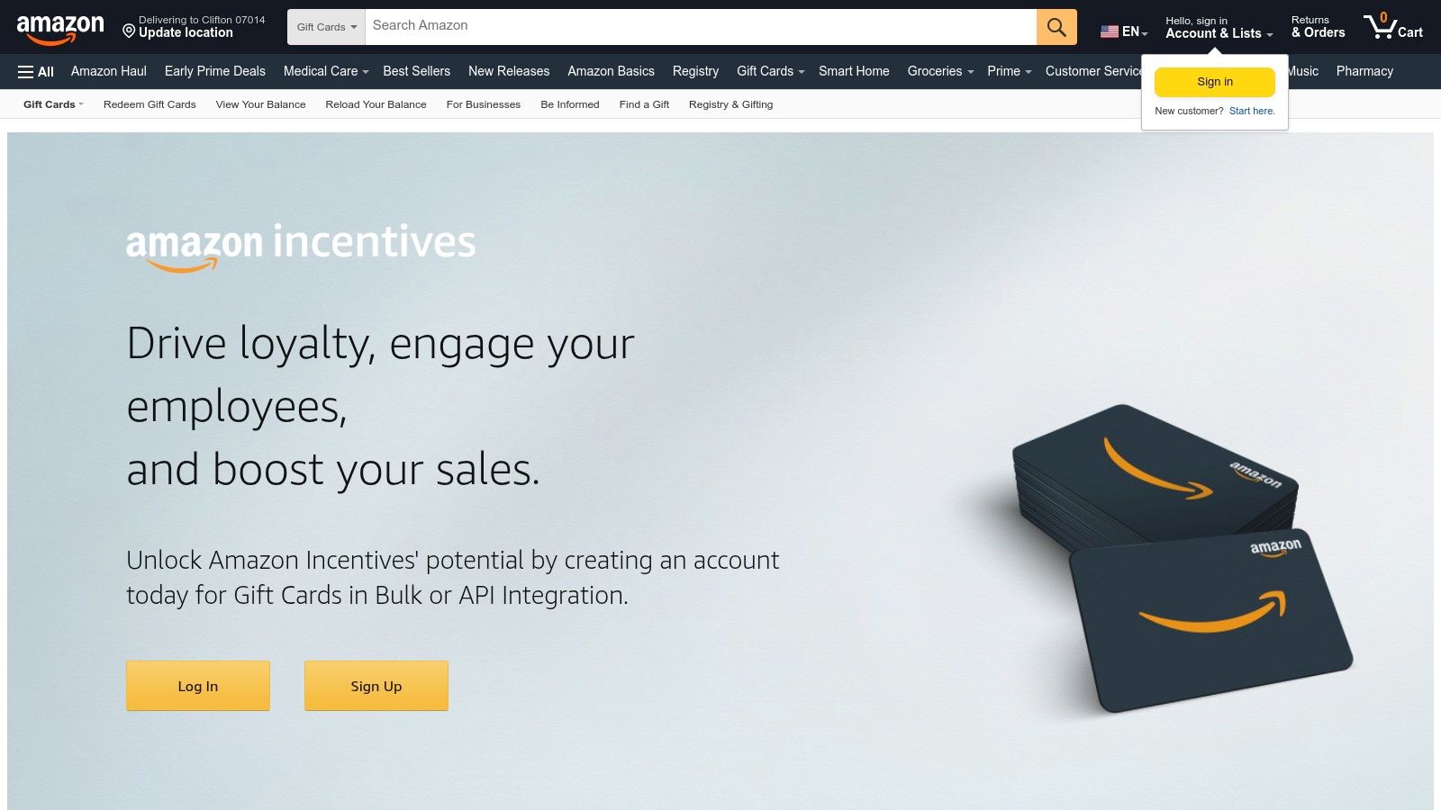 Amazon Incentives