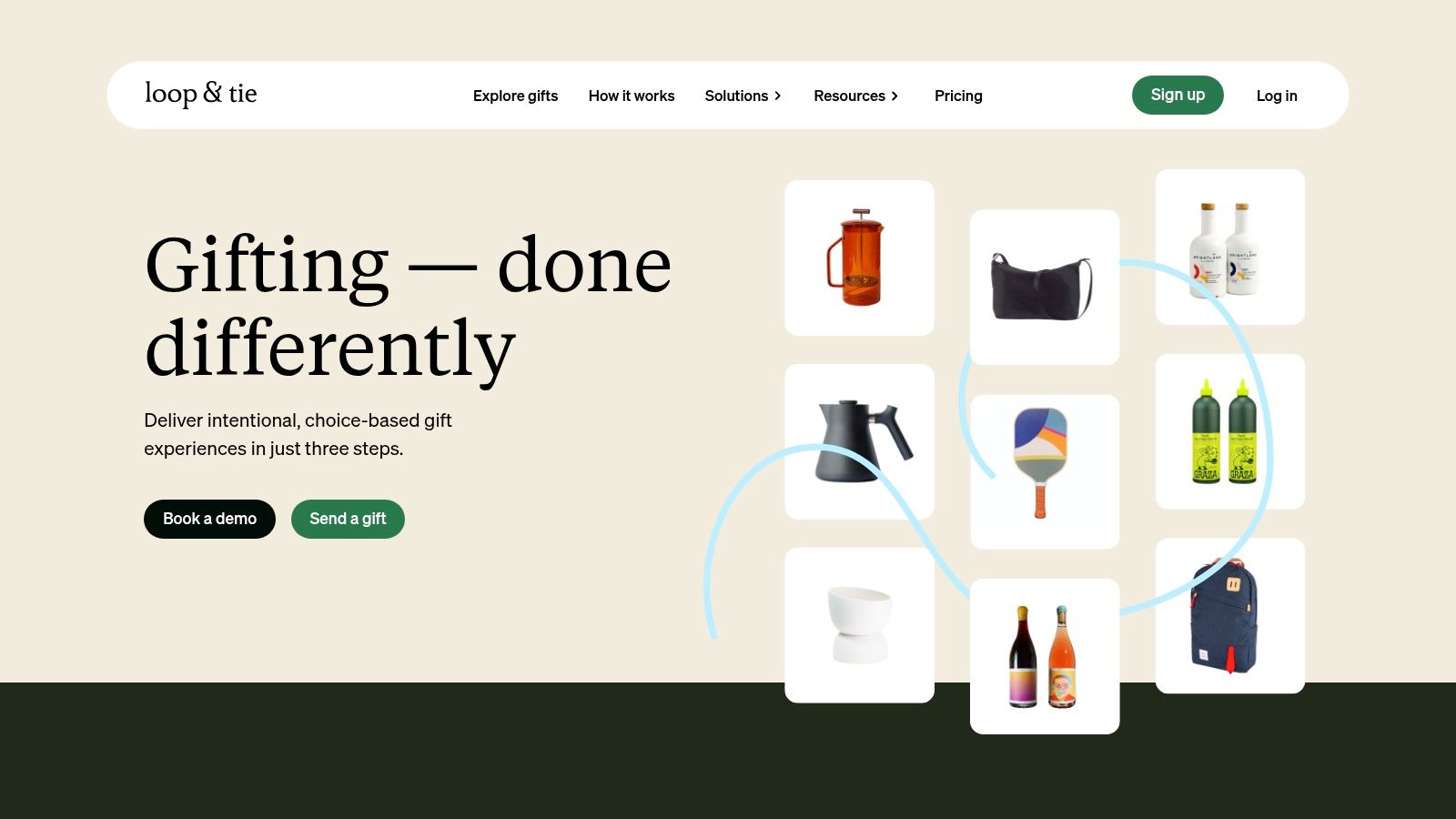 Loop & Tie — Corporate Gifting Platform (Recipient-Choice)