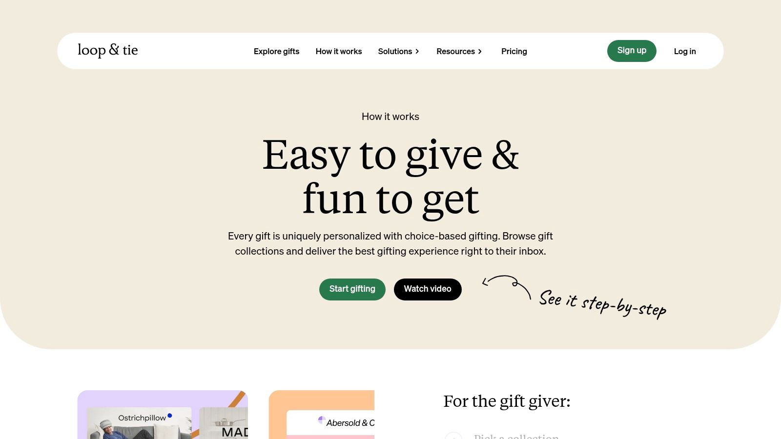 Loop & Tie – Choice-Based Gifting Platform