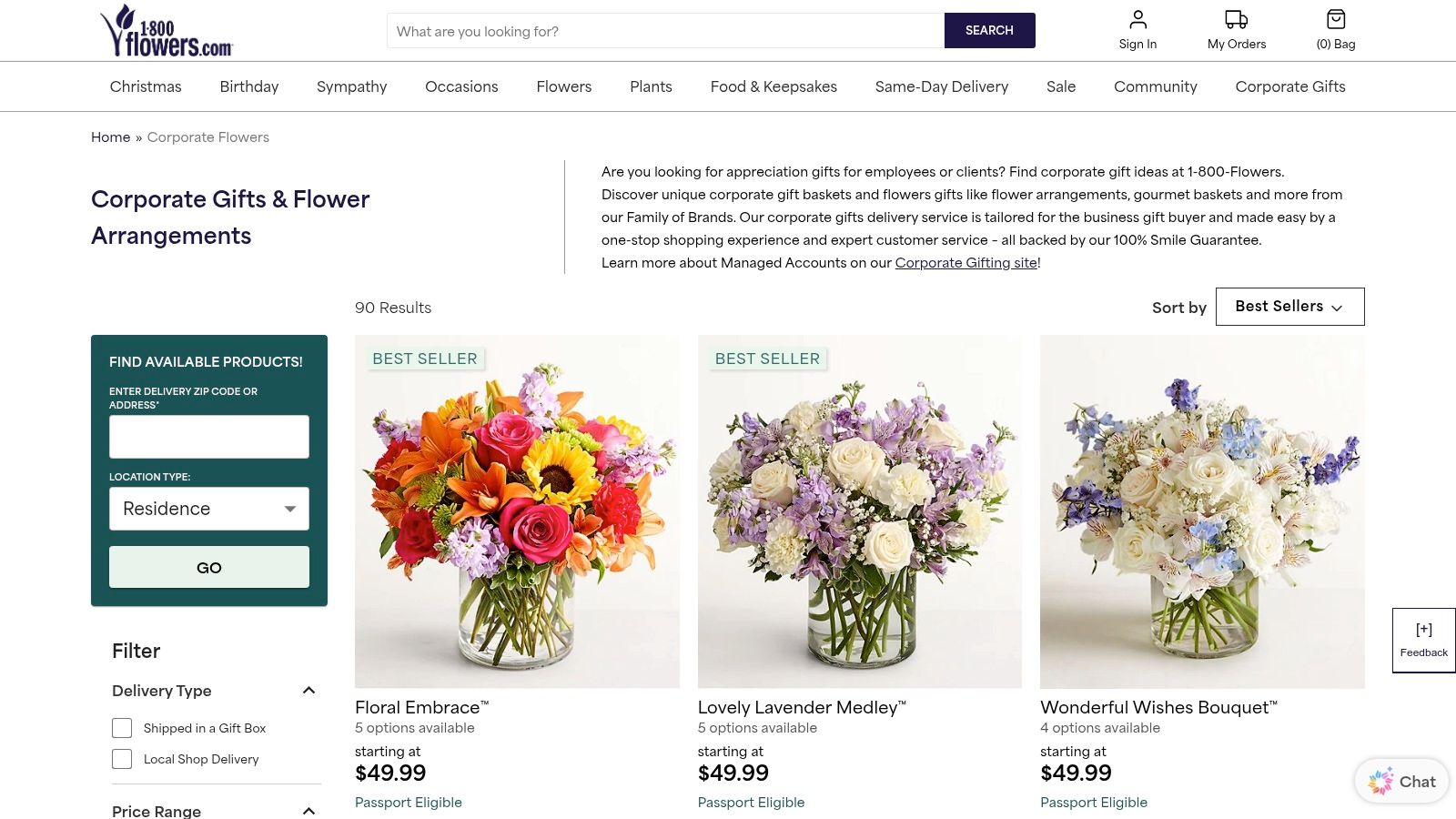 1-800-Flowers (Corporate Gifts)
