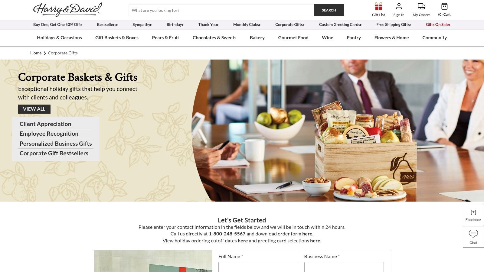 Harry & David — Corporate & Business Gifts