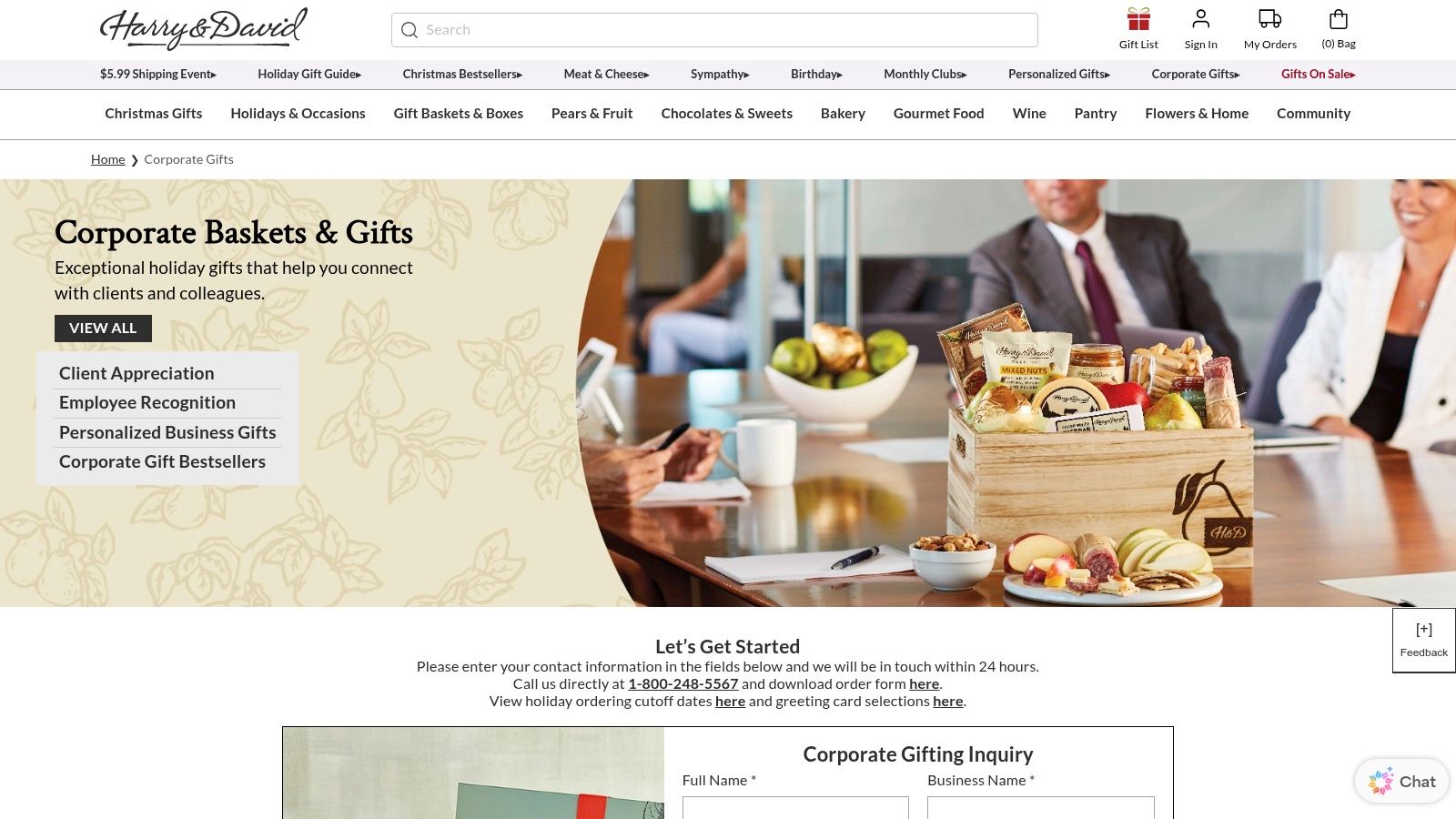 Harry & David (Business/Corporate Gifts)