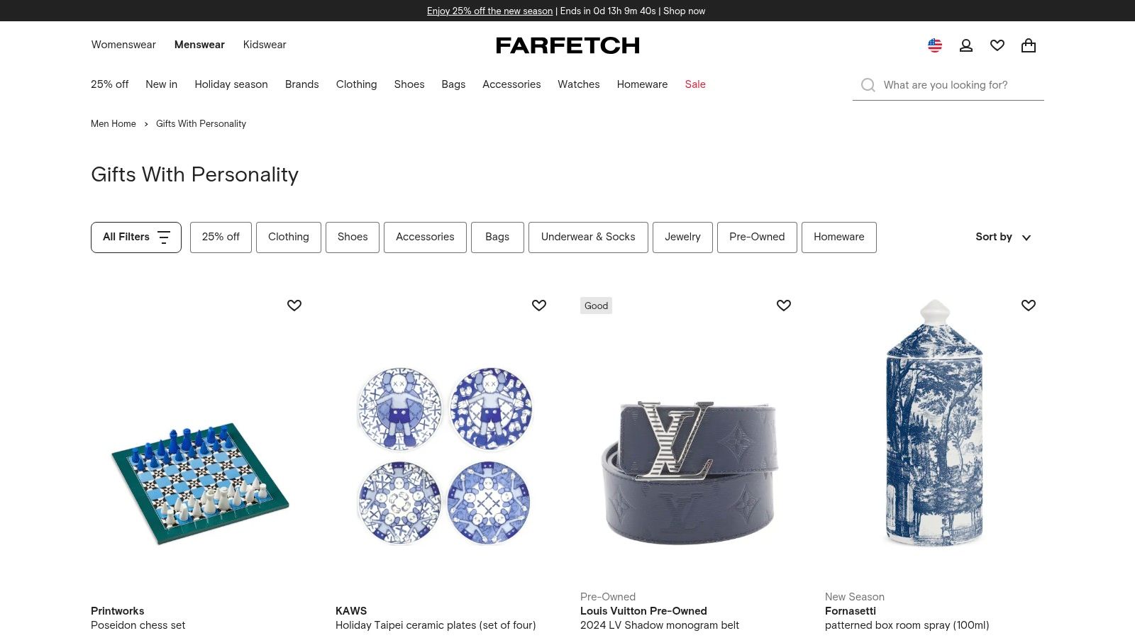 FARFETCH (Men’s Gift Edits)