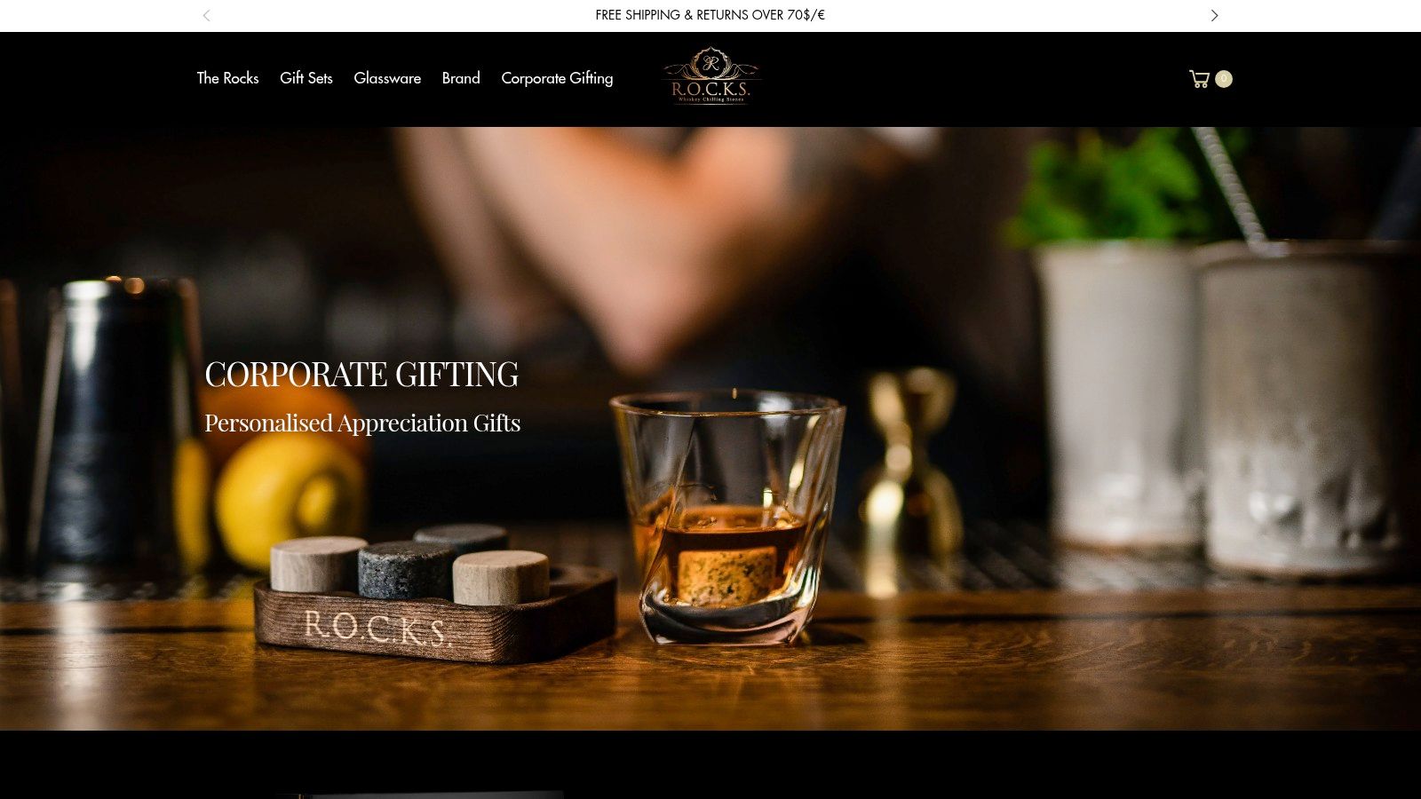 Corporate Gifting by ROCKS Whiskey Chilling Stones