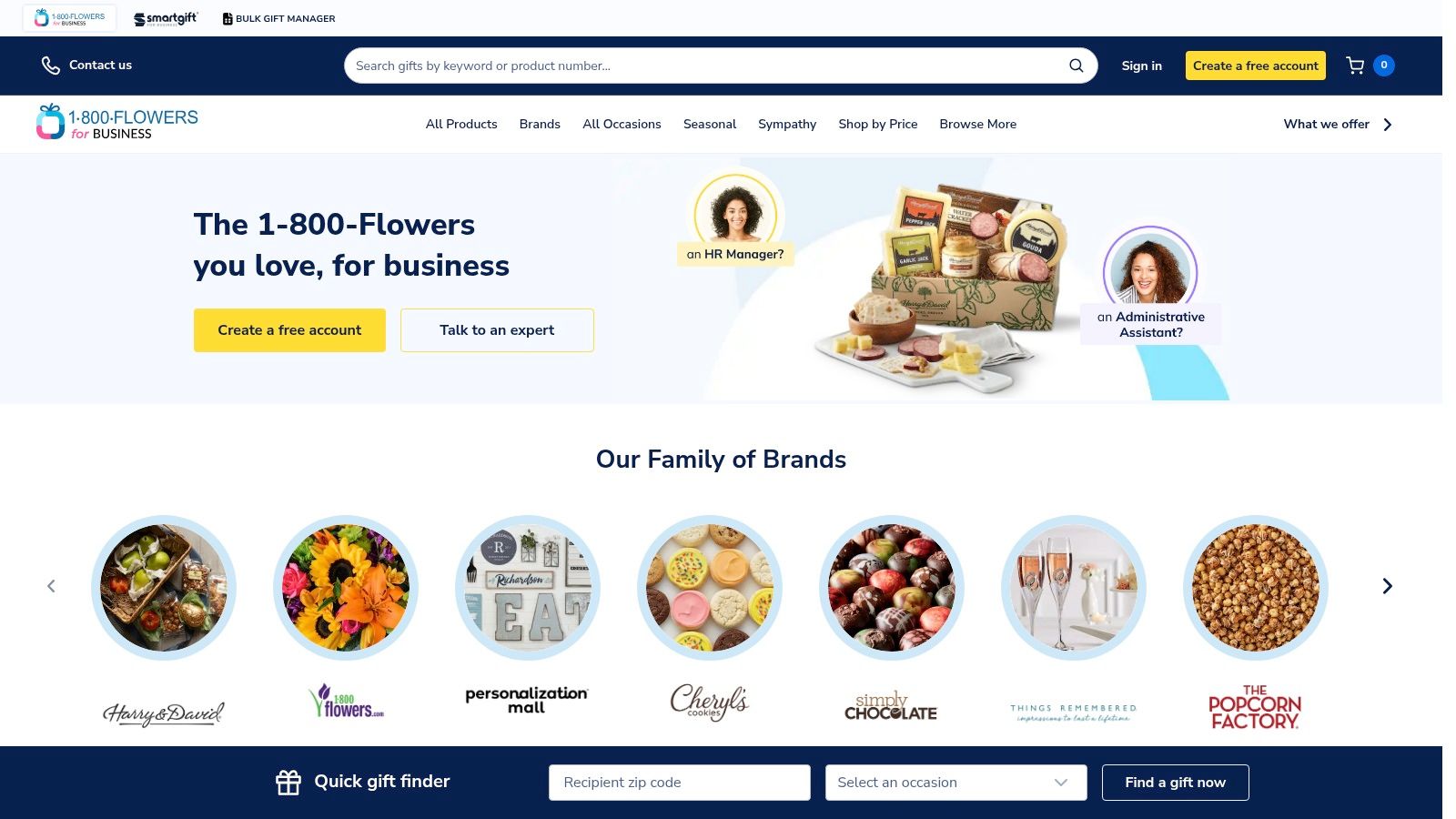 1-800-Flowers Corporate Gifting