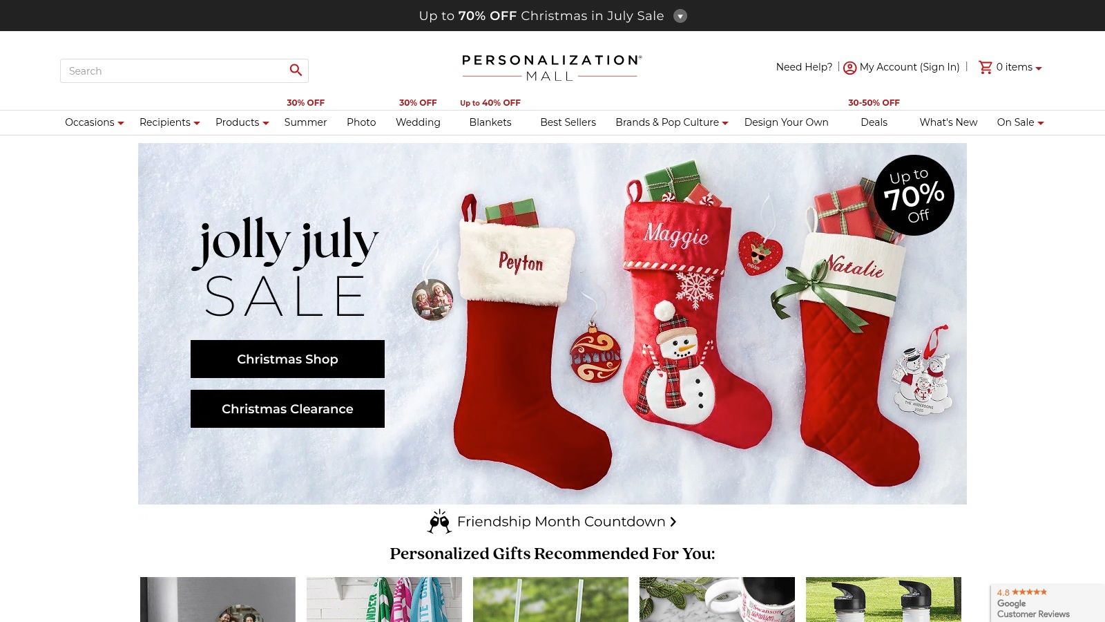 Personalization Mall