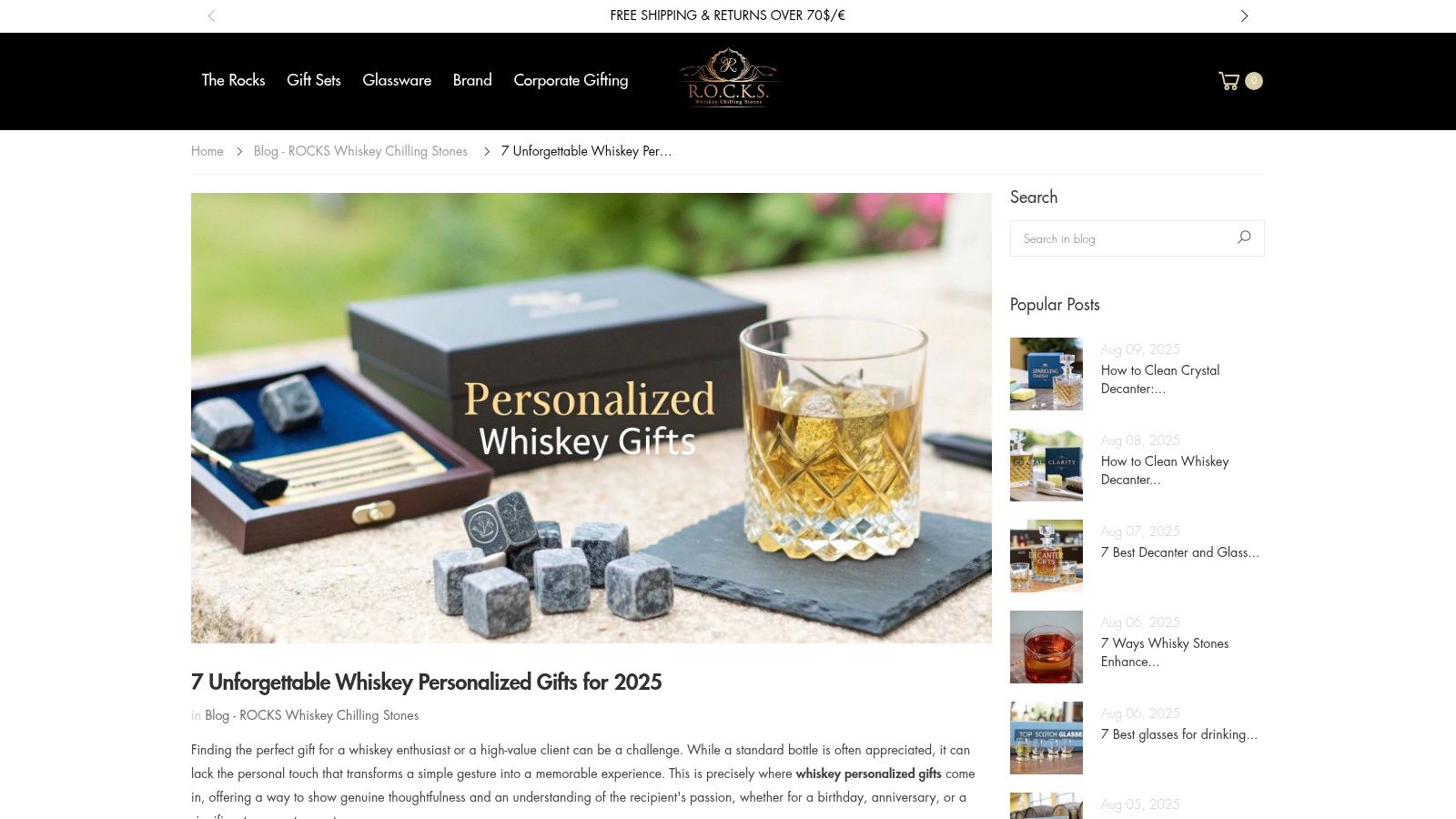 7 Unforgettable Whiskey Personalized Gifts for 2025