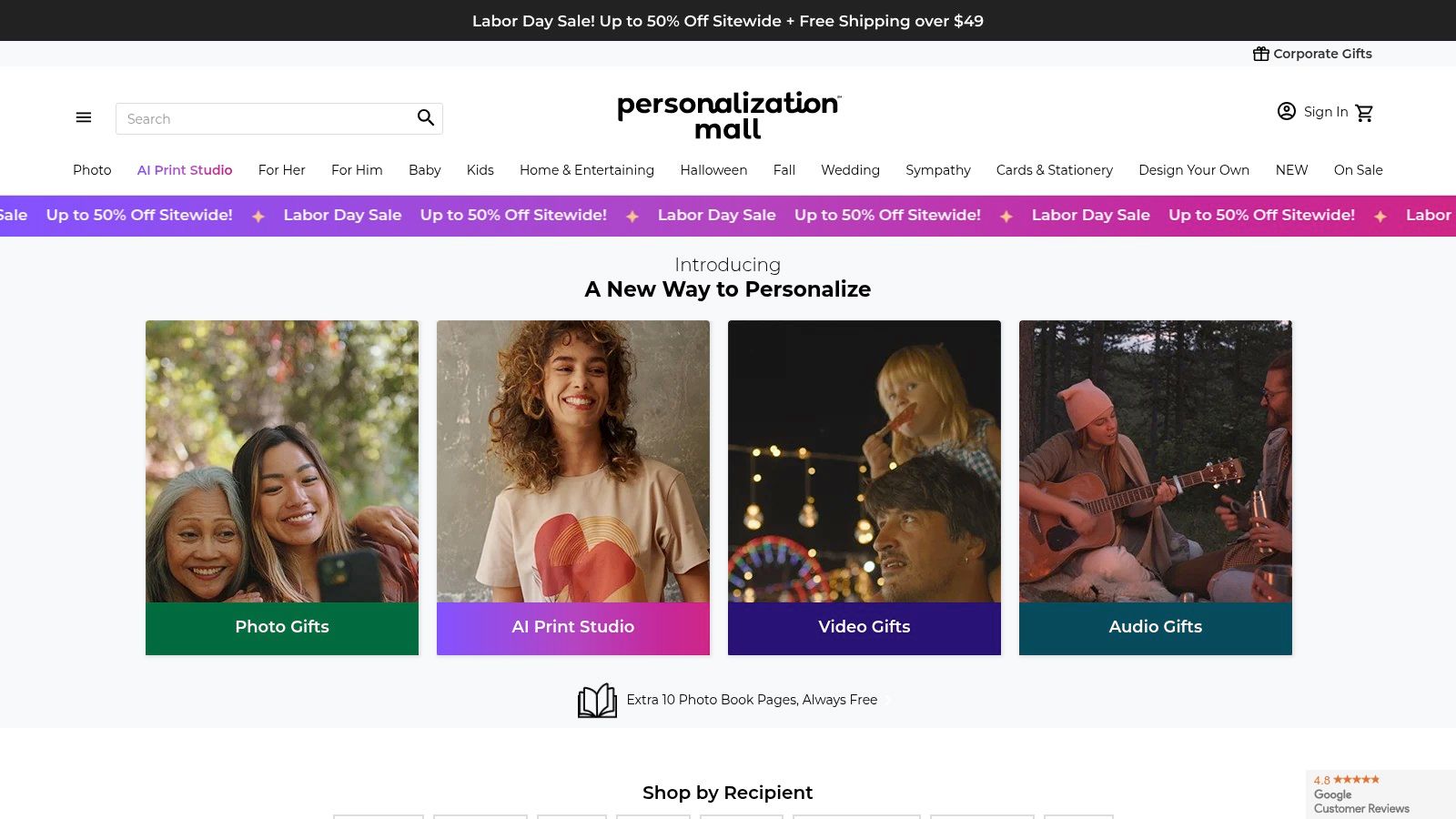 Personalization Mall