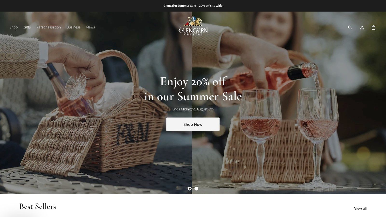 Glencairn Crystal Official Website