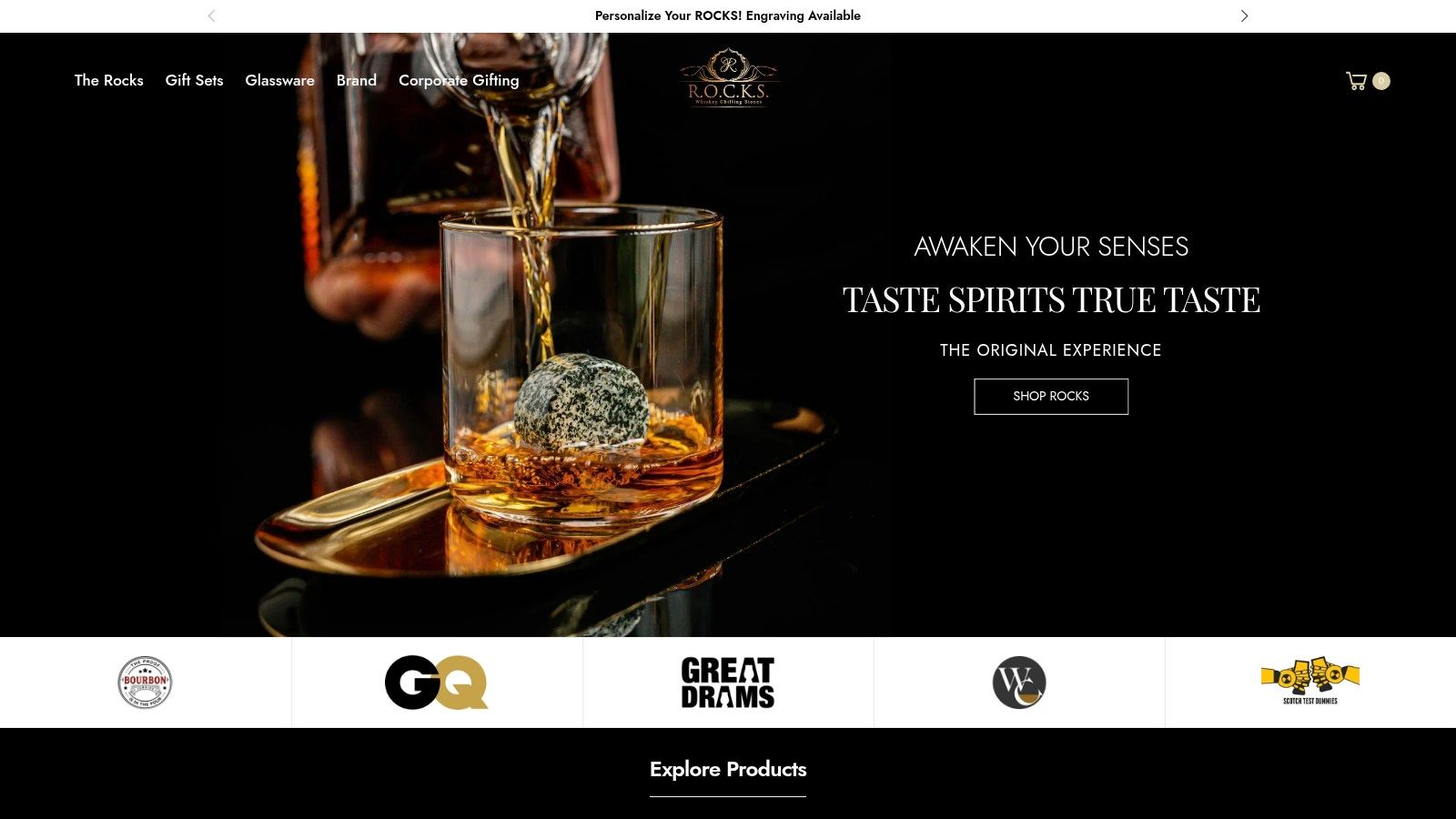 ROCKS Whiskey Chilling Stones