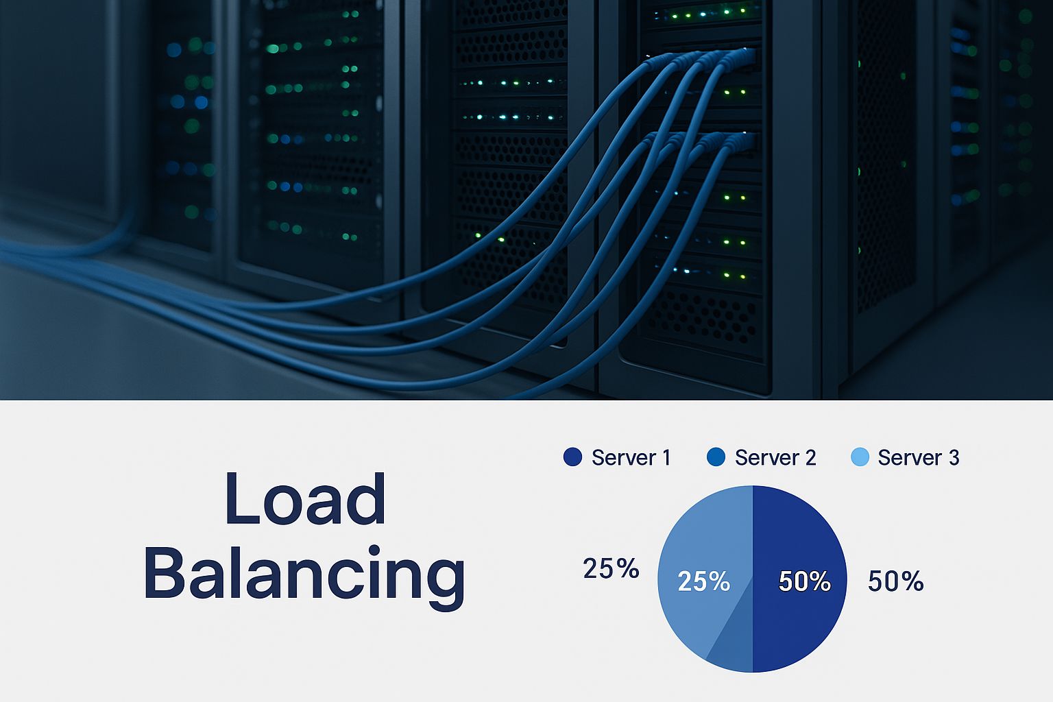 Infographic about load balancing aws