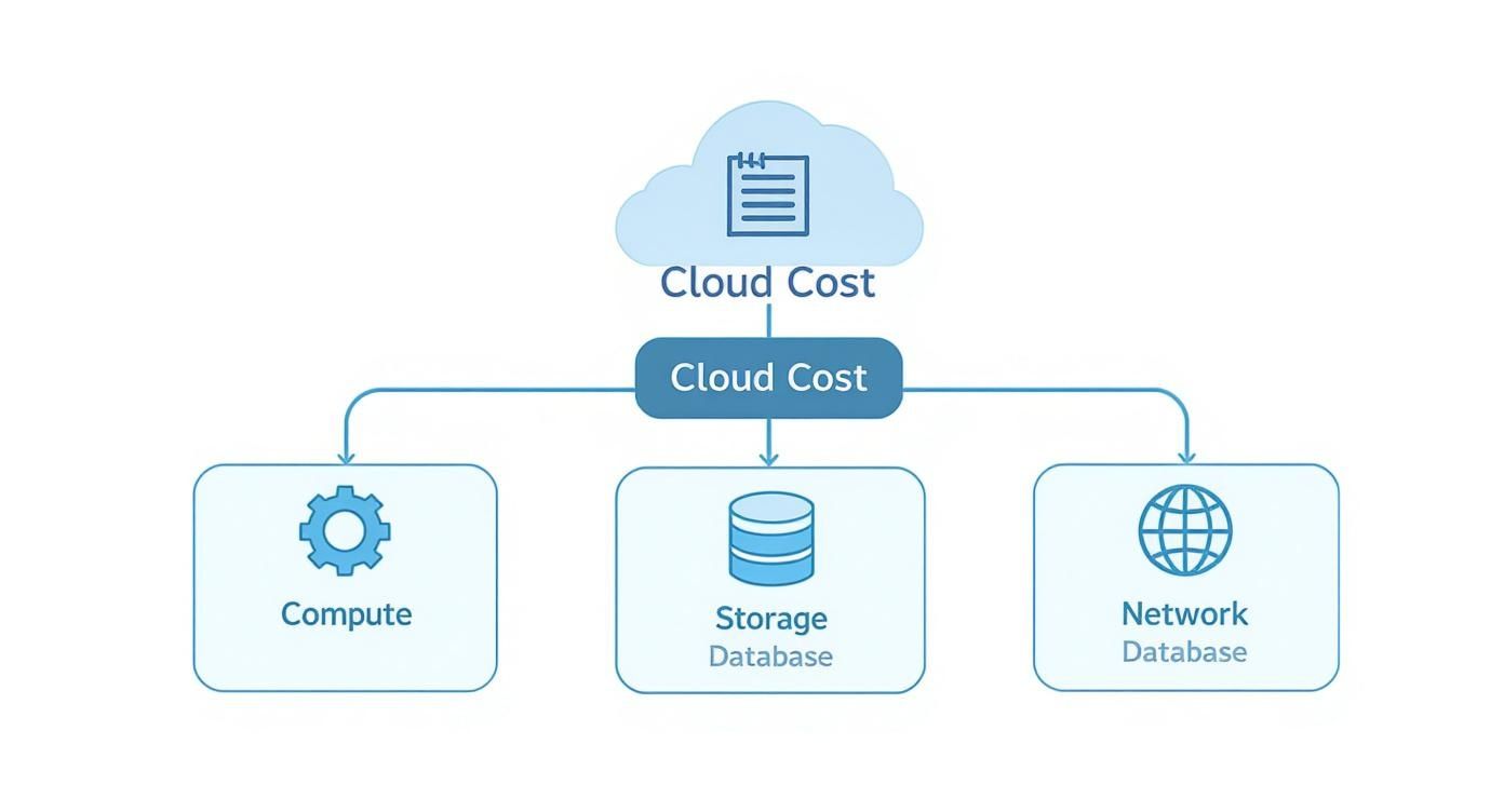 Infographic about cost of cloud