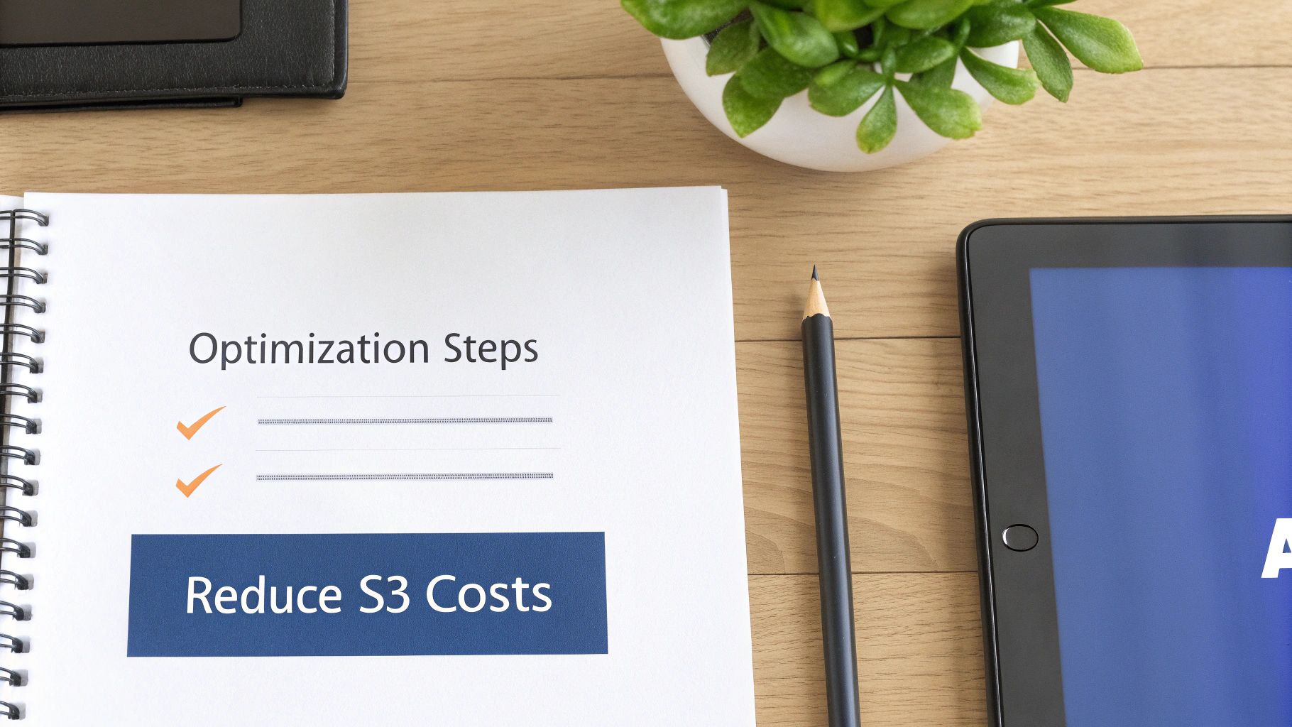 A person at a desk with charts and graphs, representing cost optimization