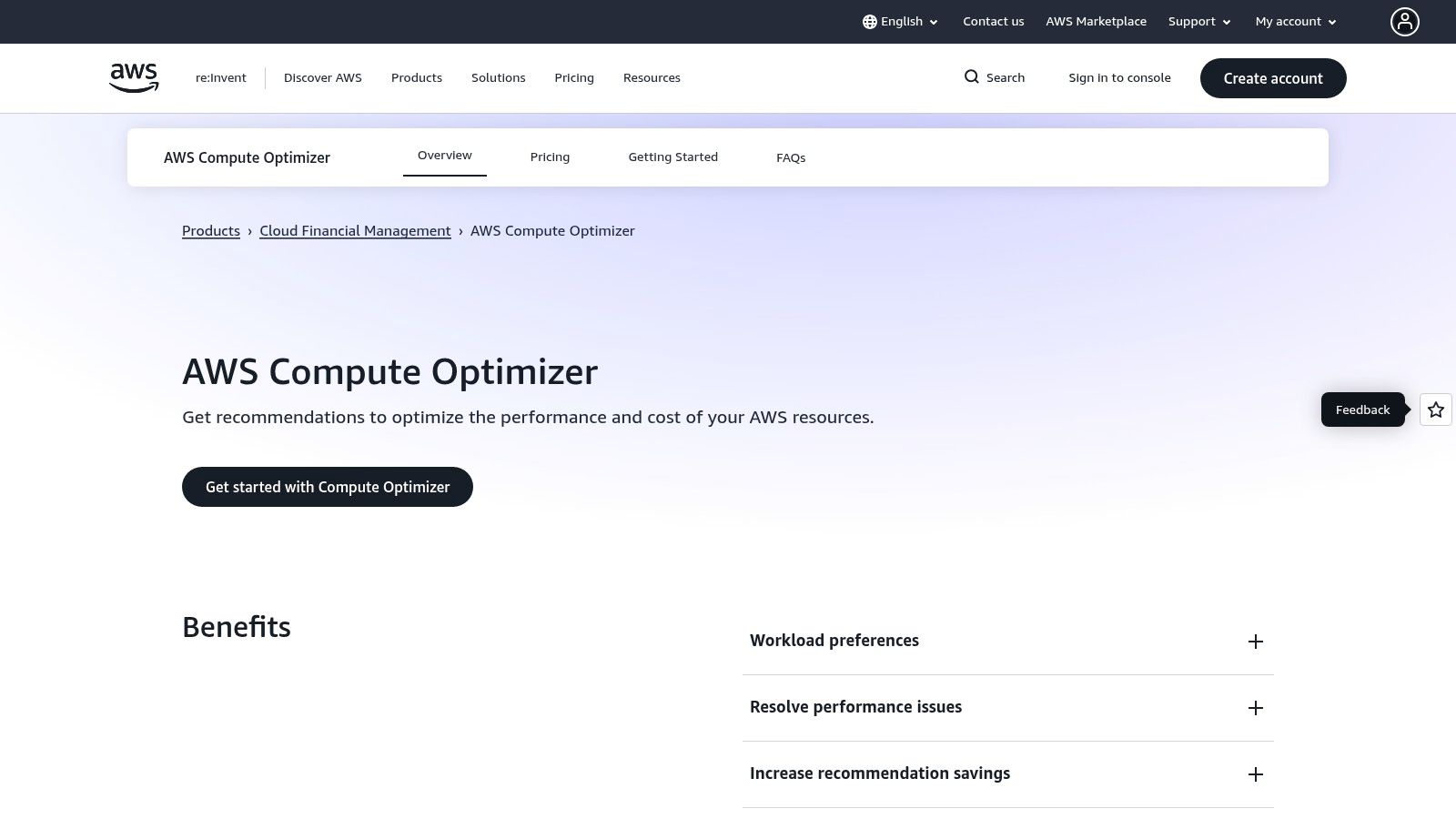 AWS Compute Optimizer