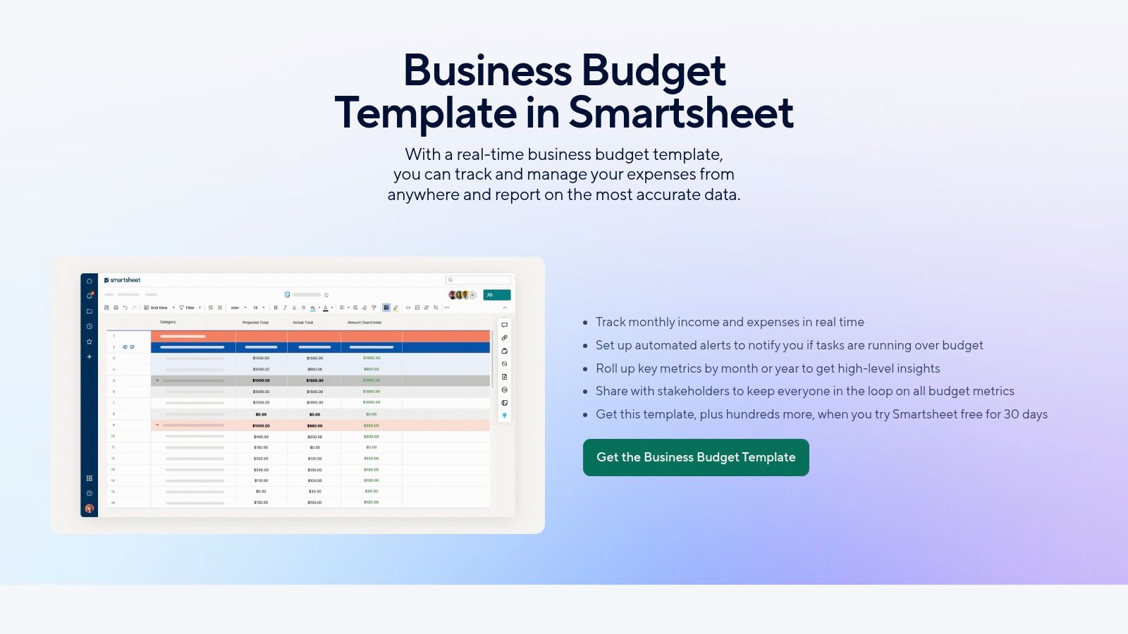 Smartsheet Template Gallery