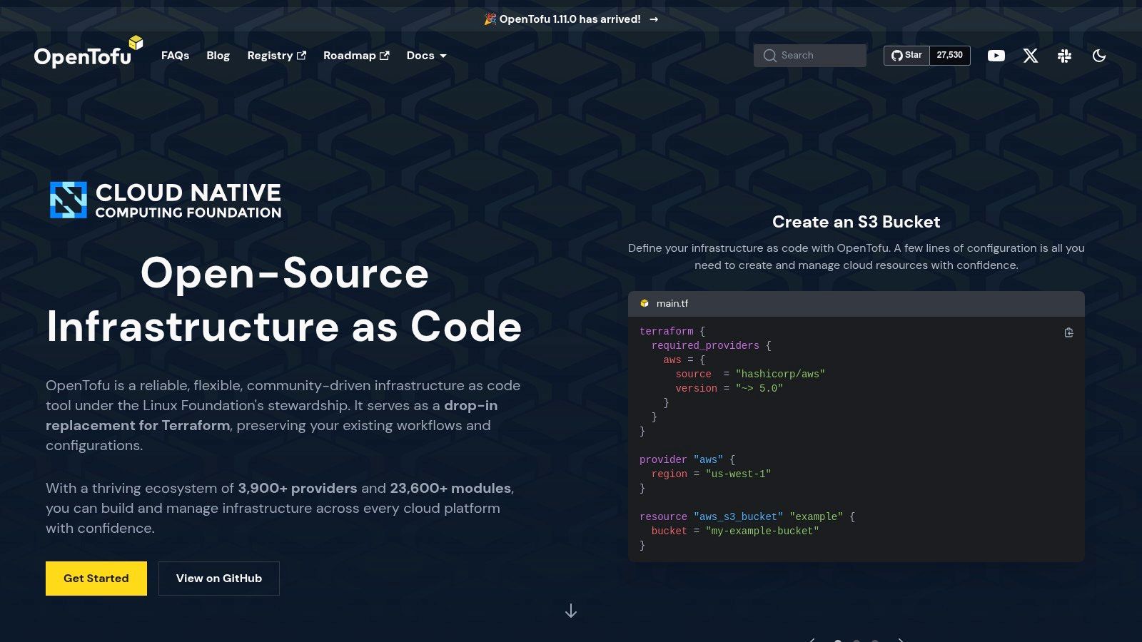 OpenTofu (CNCF project)