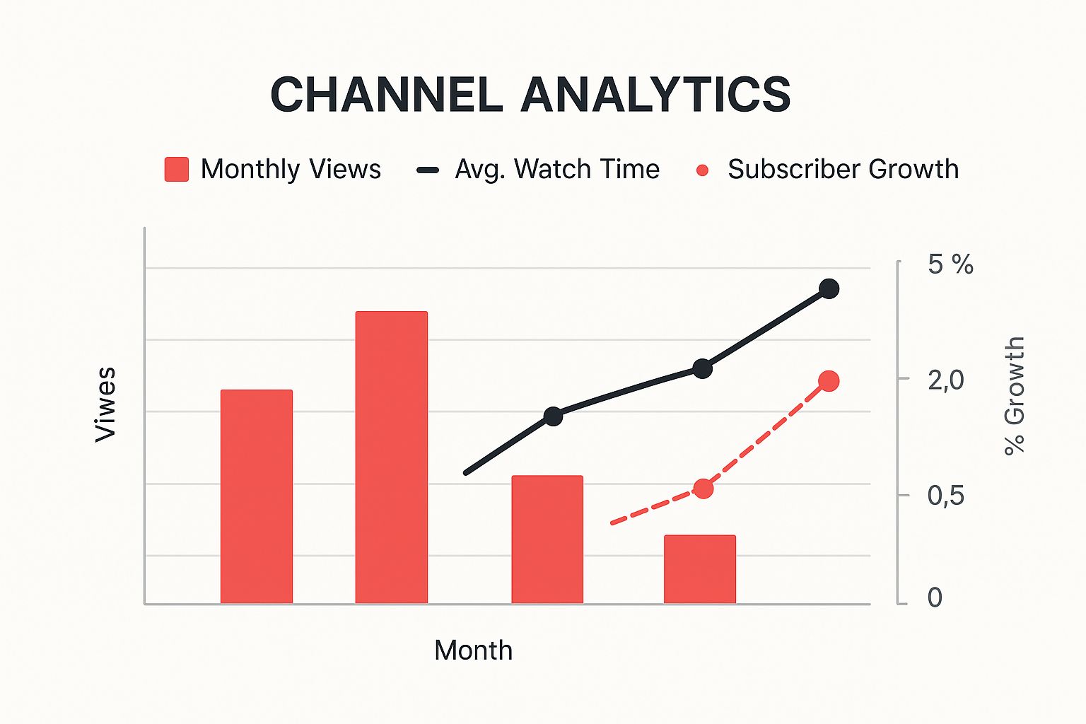 Infographic about how to monetize my youtube channel