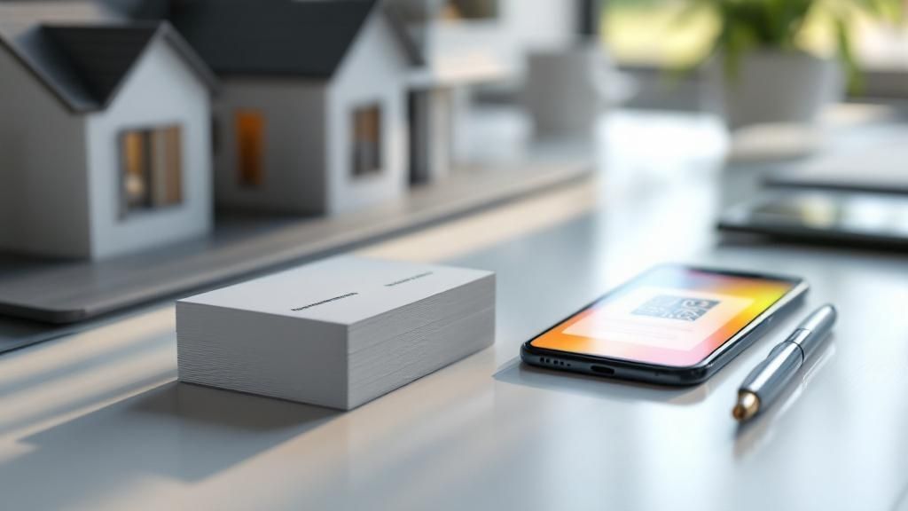 Moderne Visitenkarten für Immobilienmakler: Der Schlüssel zum erfolgreichen Networking
