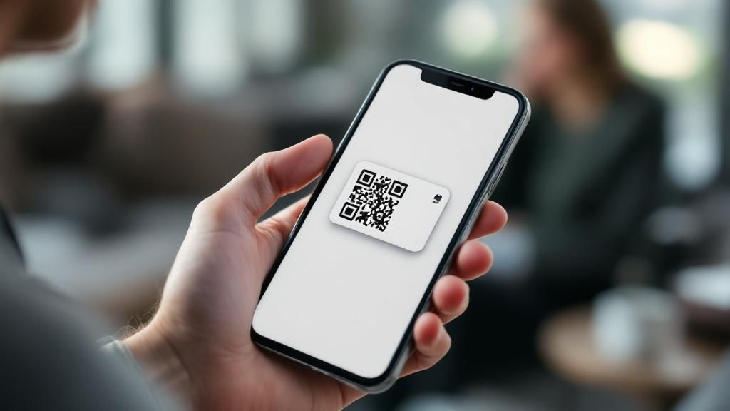 QR-Code Visitenkarte iPhone: Smart und schnell Kontakte knüpfen