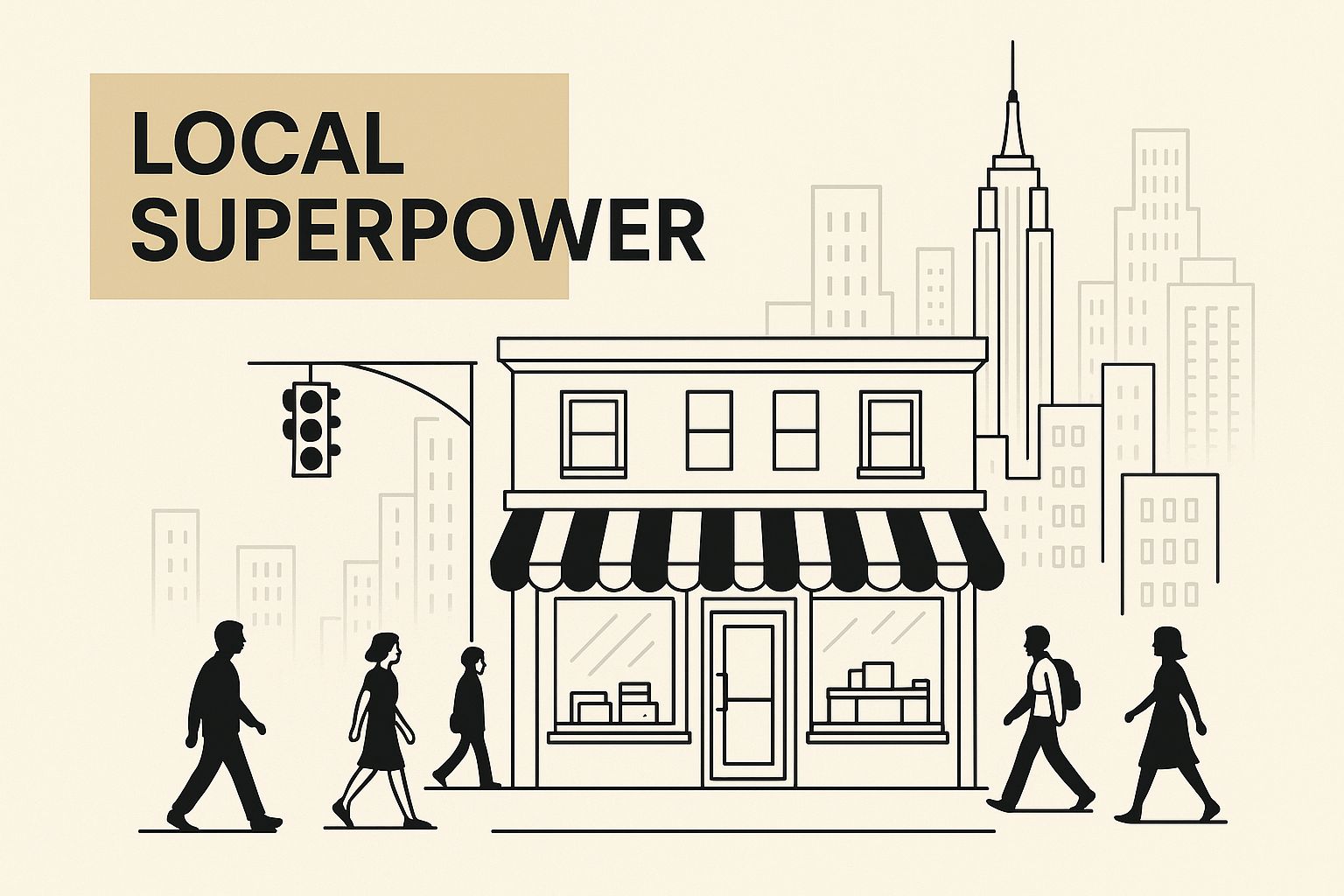 Infographic about local marketing strategy