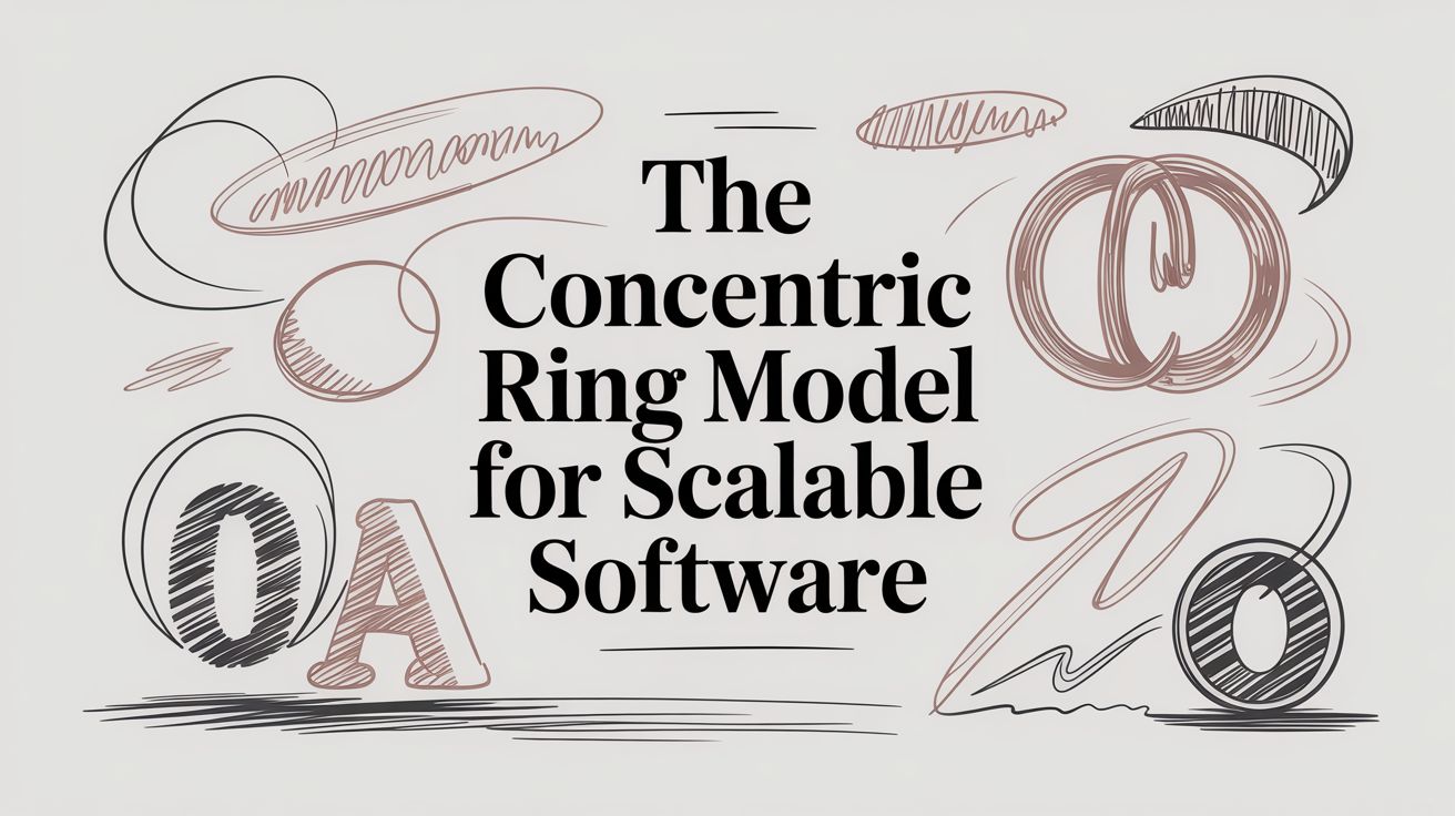 Concentric Community Rings Concentric Ring Model — Scalable Software Architecture | Clean Code Guy