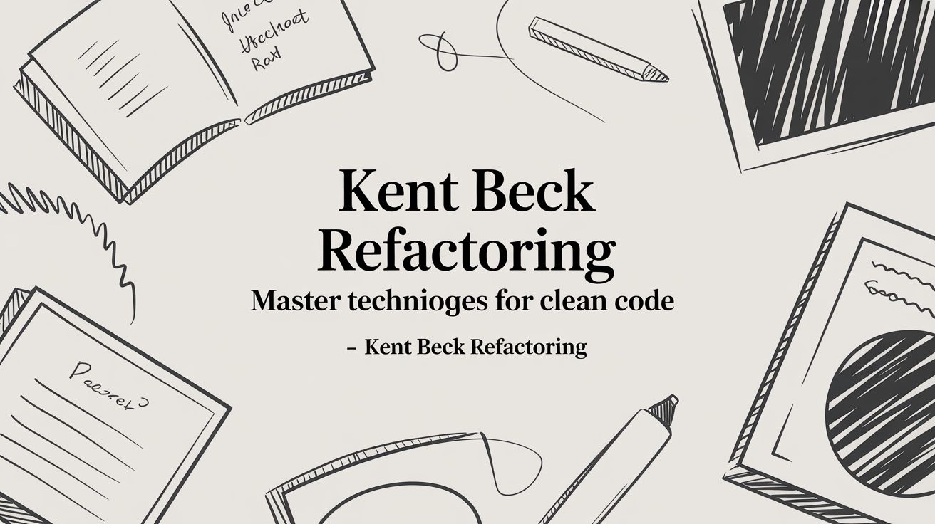 Kent Beck Refactoring: Clean Code Techniques | Clean Code Guy