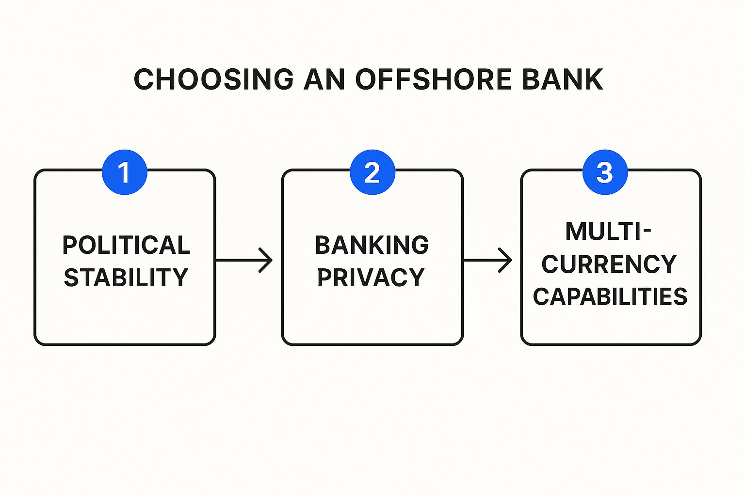 Infographic about offshore account opening